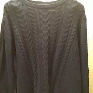 Slate blue jjill chenille  sweater 3x